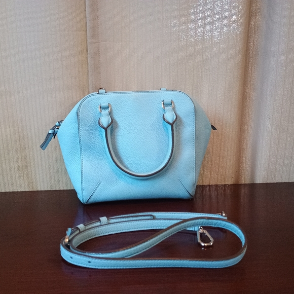 Tory Burch Robinson Pebbled Mini Satcel - Picture 2 of 5